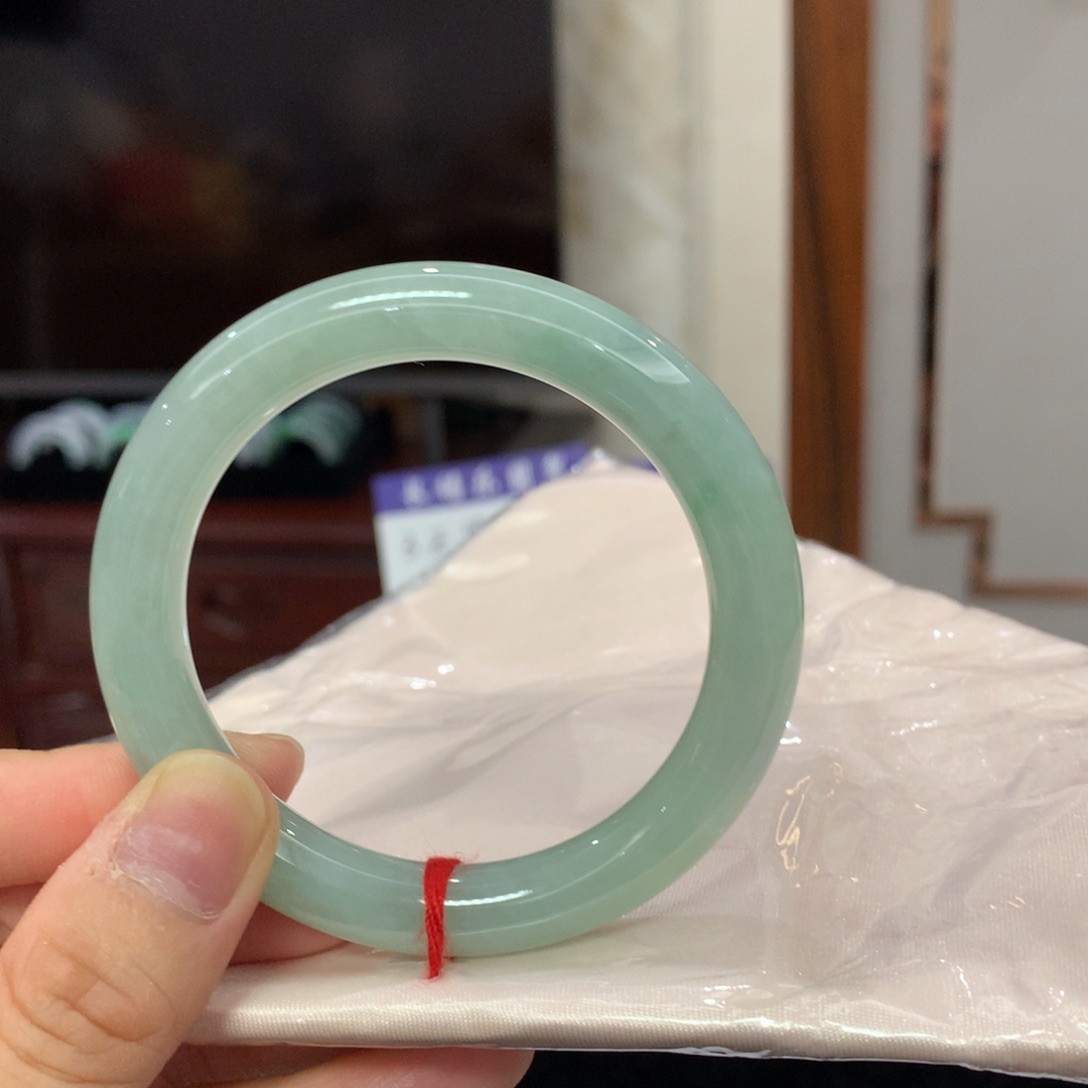 未镶嵌手镯翡翠三天鉴赏期未镶嵌圈口54