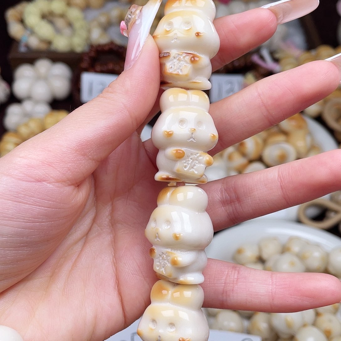 吊坠白玉菩提成品c