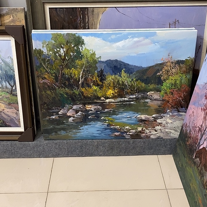 S***上油画画芯尺寸60x80cm