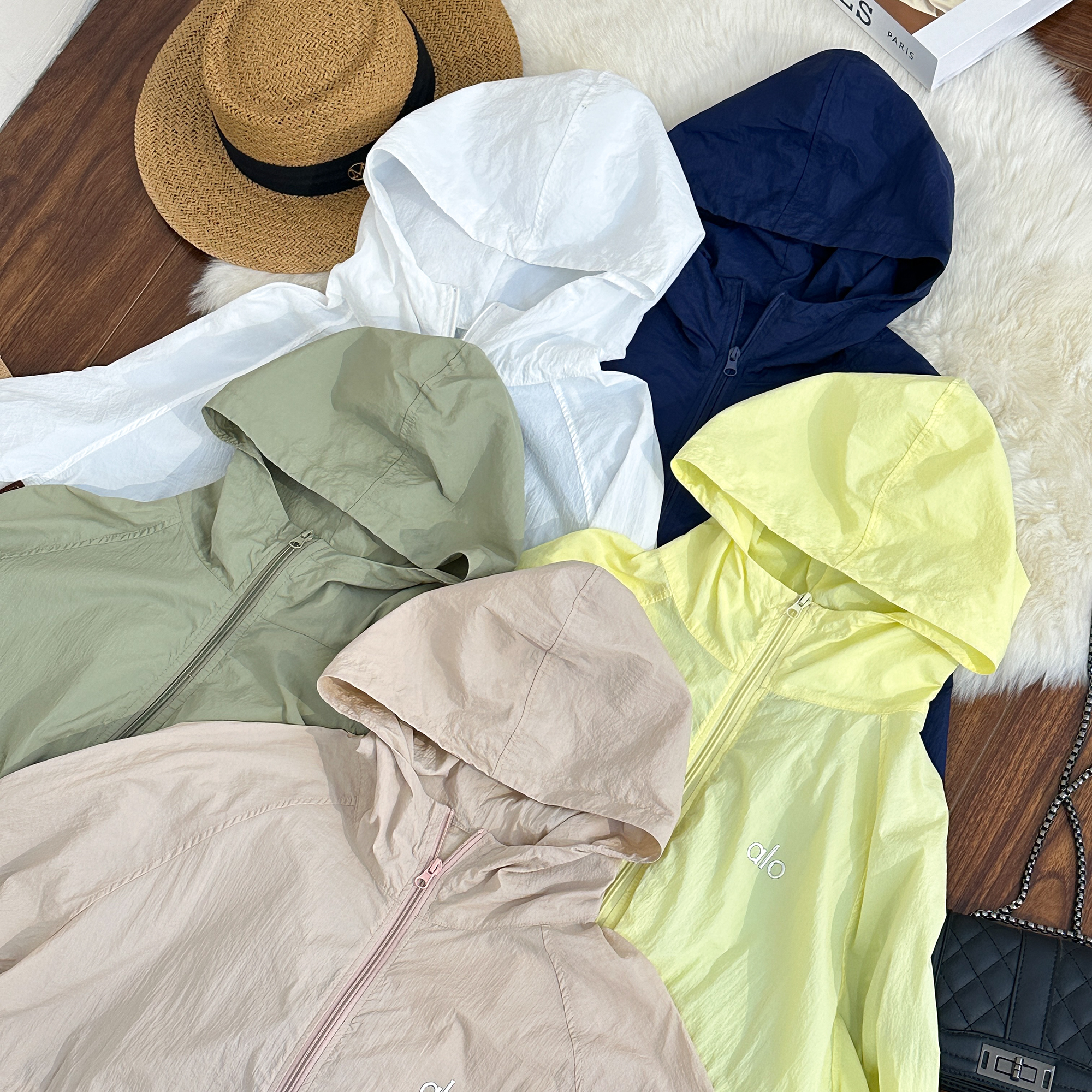 2025春夏季新款拉链连帽宽松休闲百搭防嗮外套2089