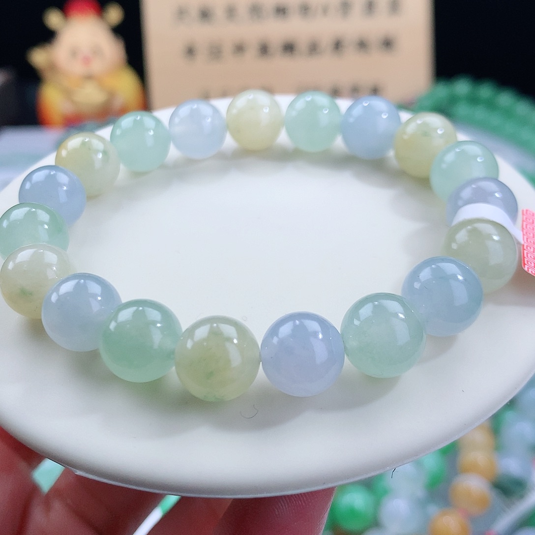 翡翠手链未镶嵌卡10