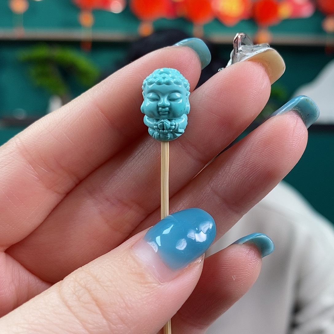 绿松石珠宝奇石未镶嵌