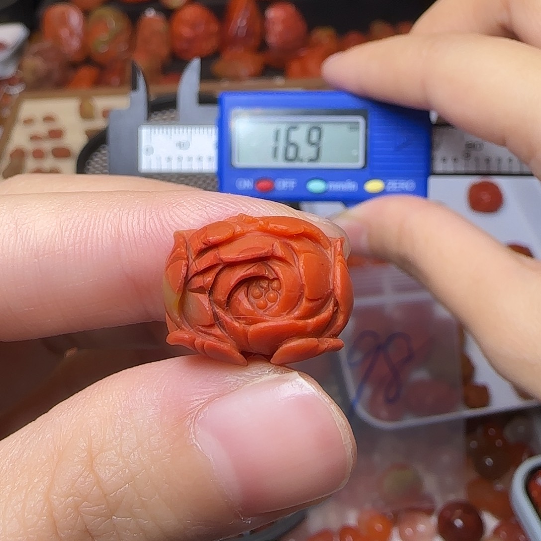 南红玛瑙未镶嵌颈饰