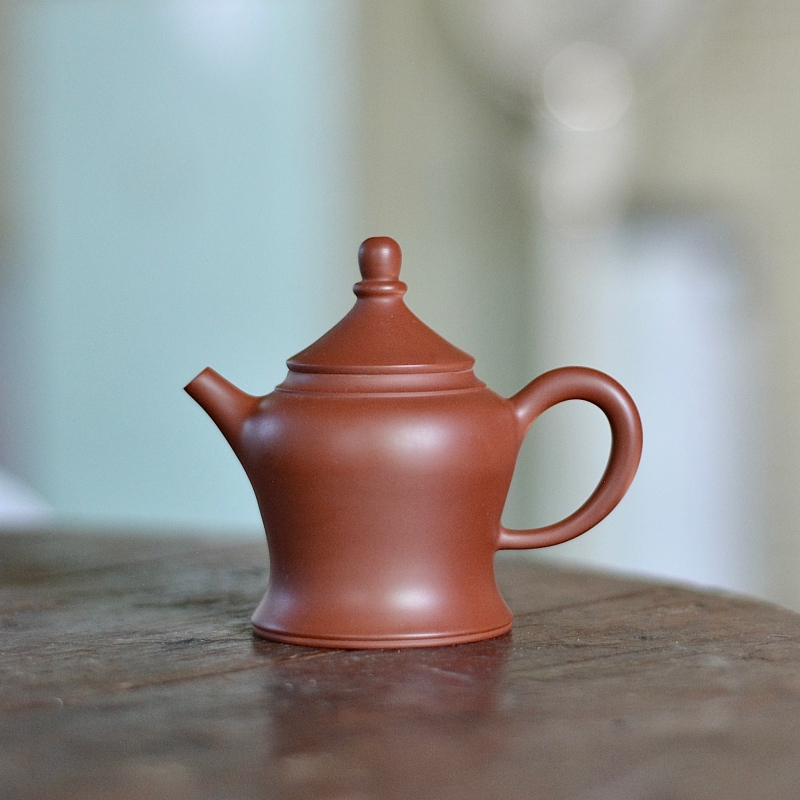 云亭 章炜勤 章氏河记全手工潮州手拉朱泥壶小容量紫砂工夫茶器