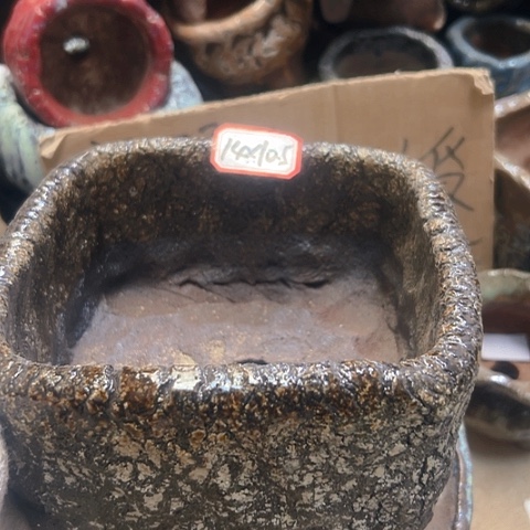 红陶粗陶花盆手工