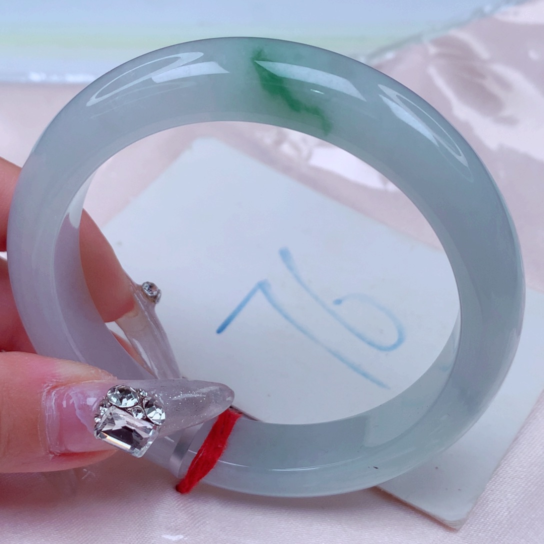 翡翠手镯未镶嵌天然缅甸翡翠A货手镯