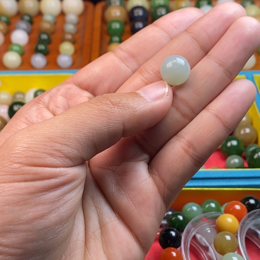 和田玉未镶嵌珠宝奇石卡12天空蓝y