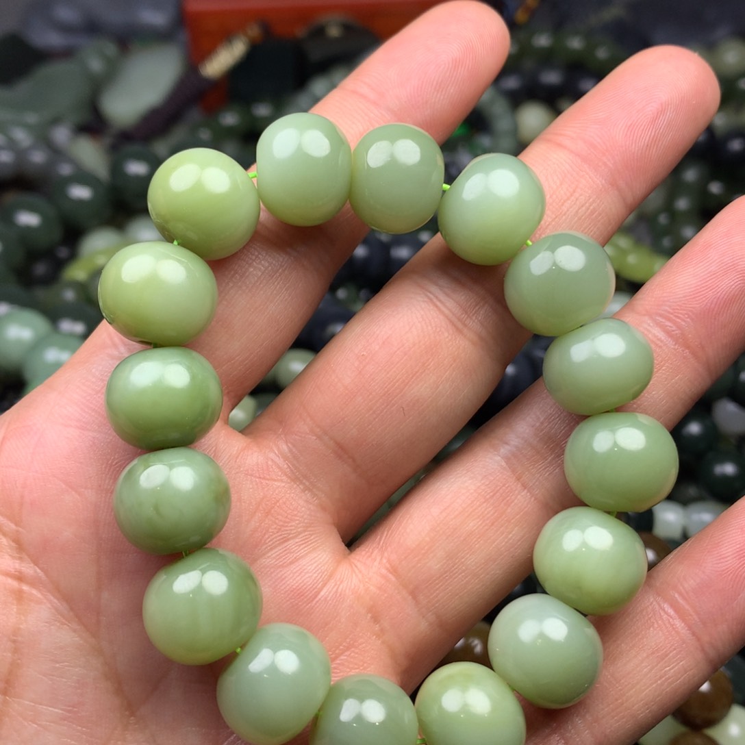 和田玉手链未镶嵌