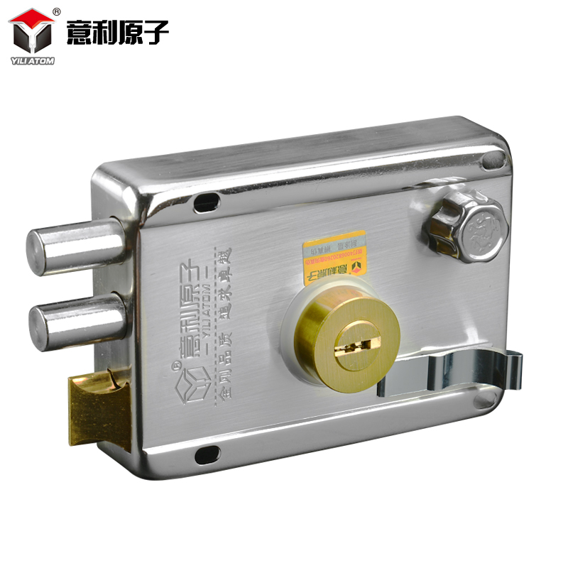 意利1101外装门锁（叶片1.2拉丝）