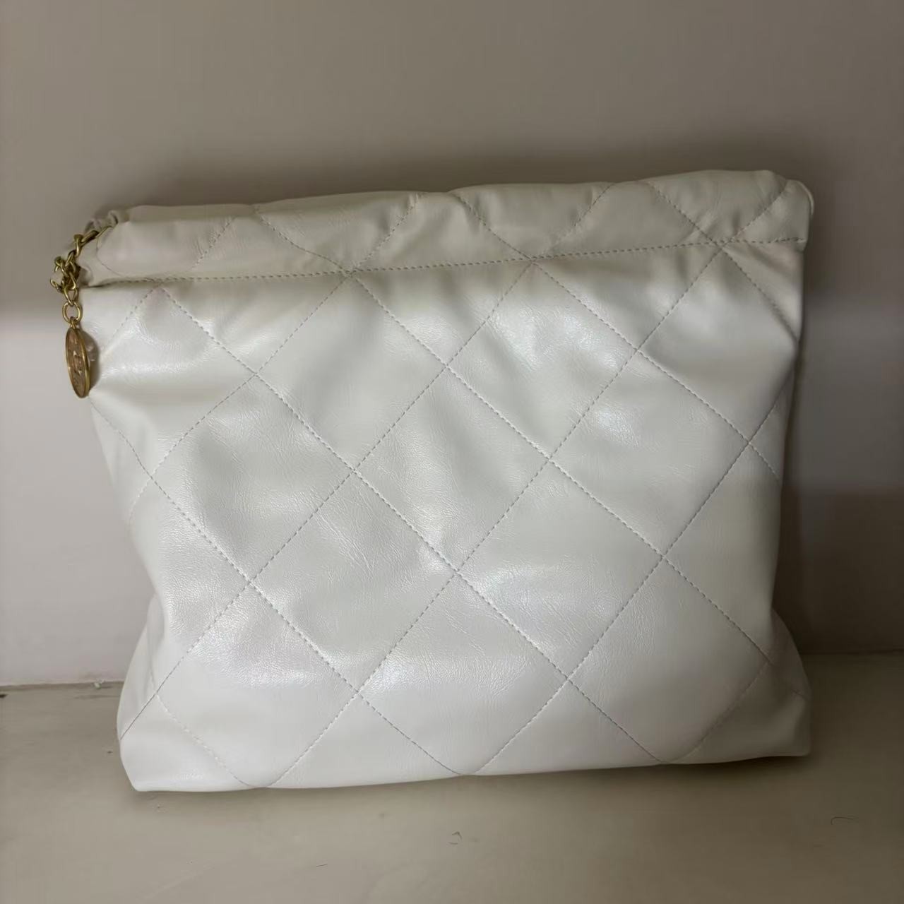 F209（大周专属）时尚新款轻奢定制包包LLBS15004ZF   大垃圾袋白色