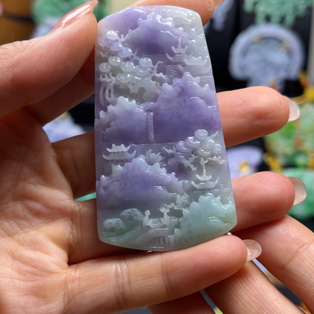 翡翠未镶嵌颈饰天然翡翠