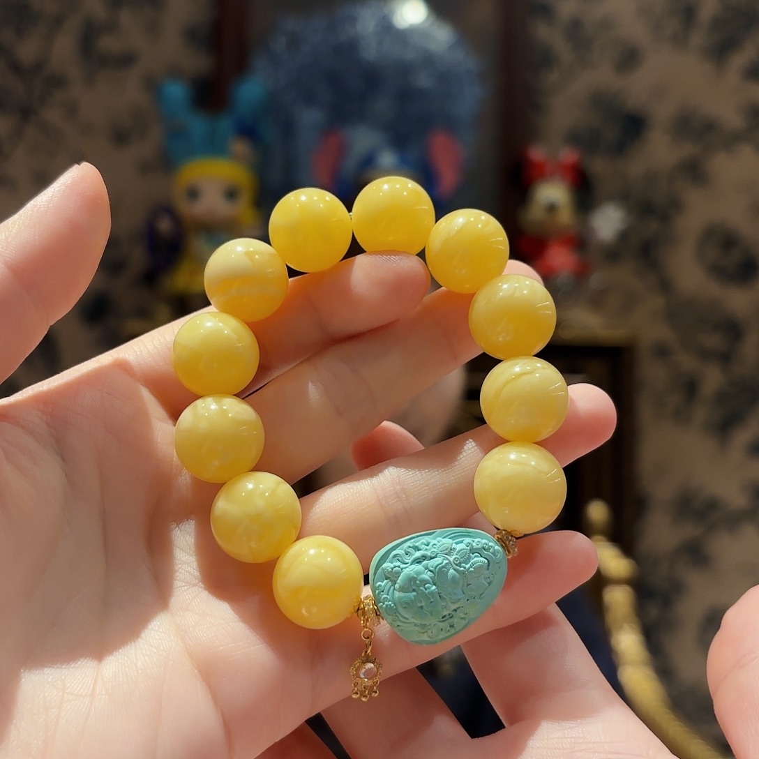 手链蜜蜡未镶嵌手串