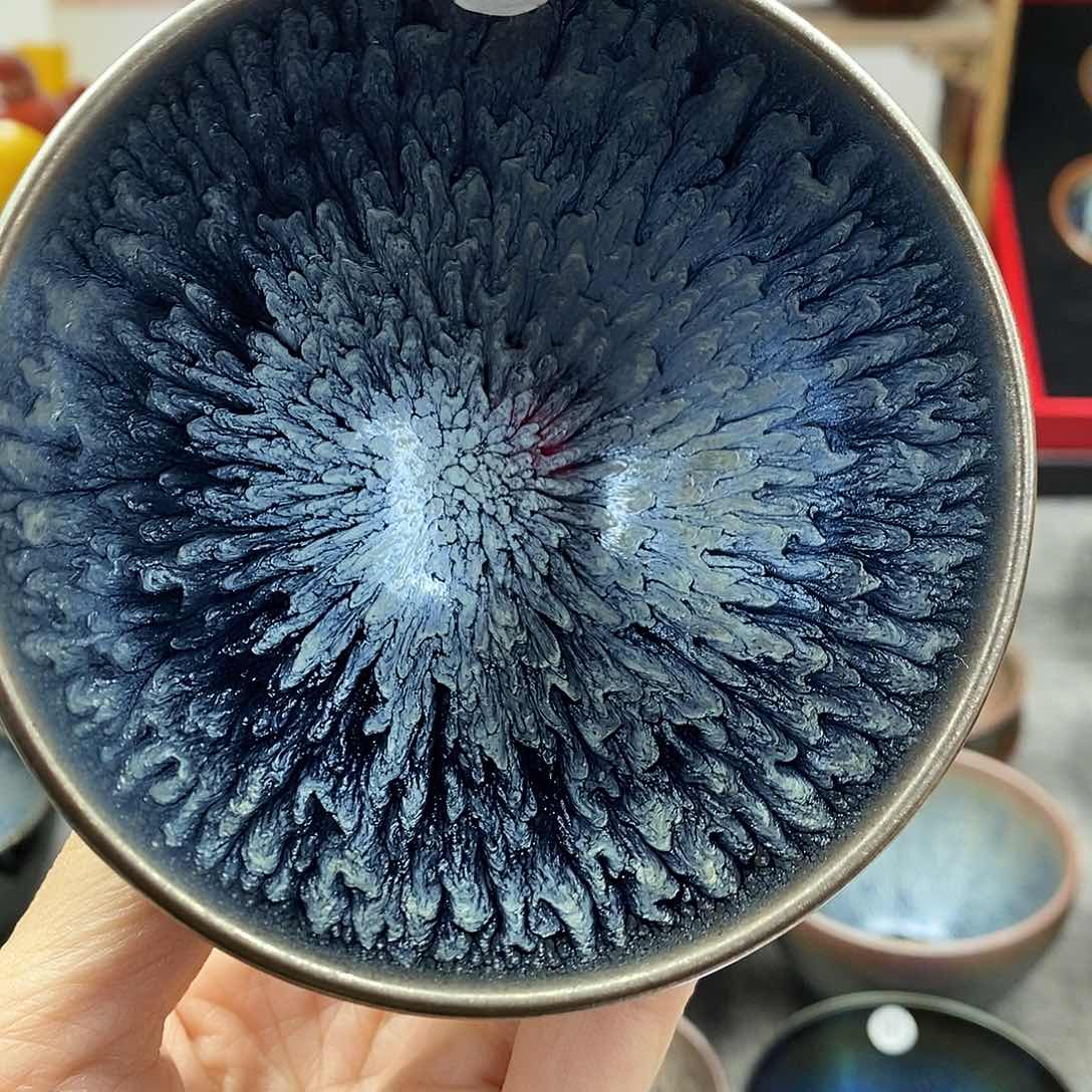 茶盏百花波体手工