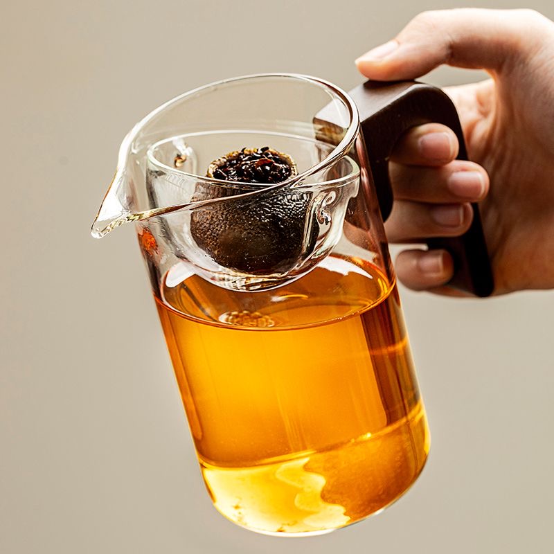 小青柑泡茶壶玻璃公道杯耐高温家用过滤花茶红茶壶耐热玻璃泡茶壶