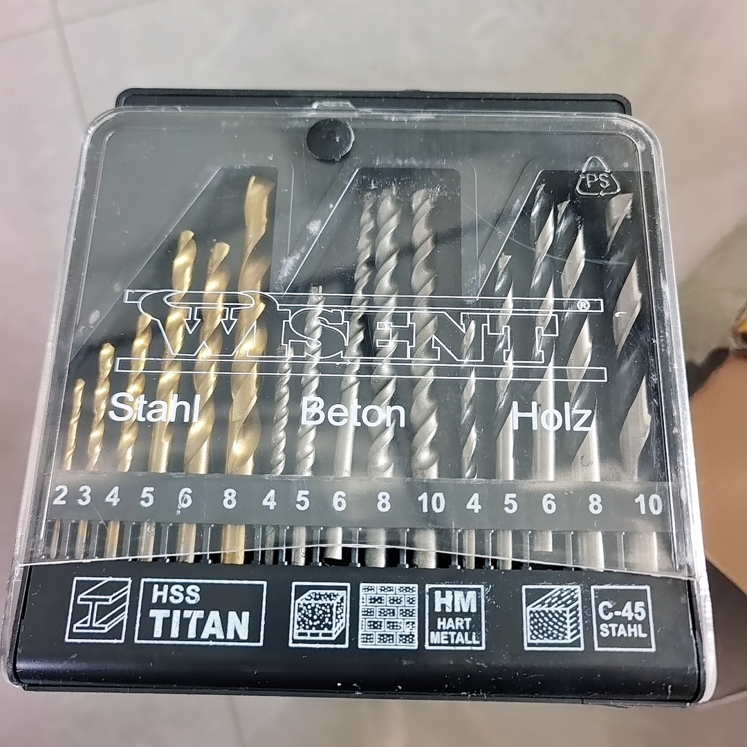 麻花钻头套装高速钢耐用不易断打孔钻孔工具套装