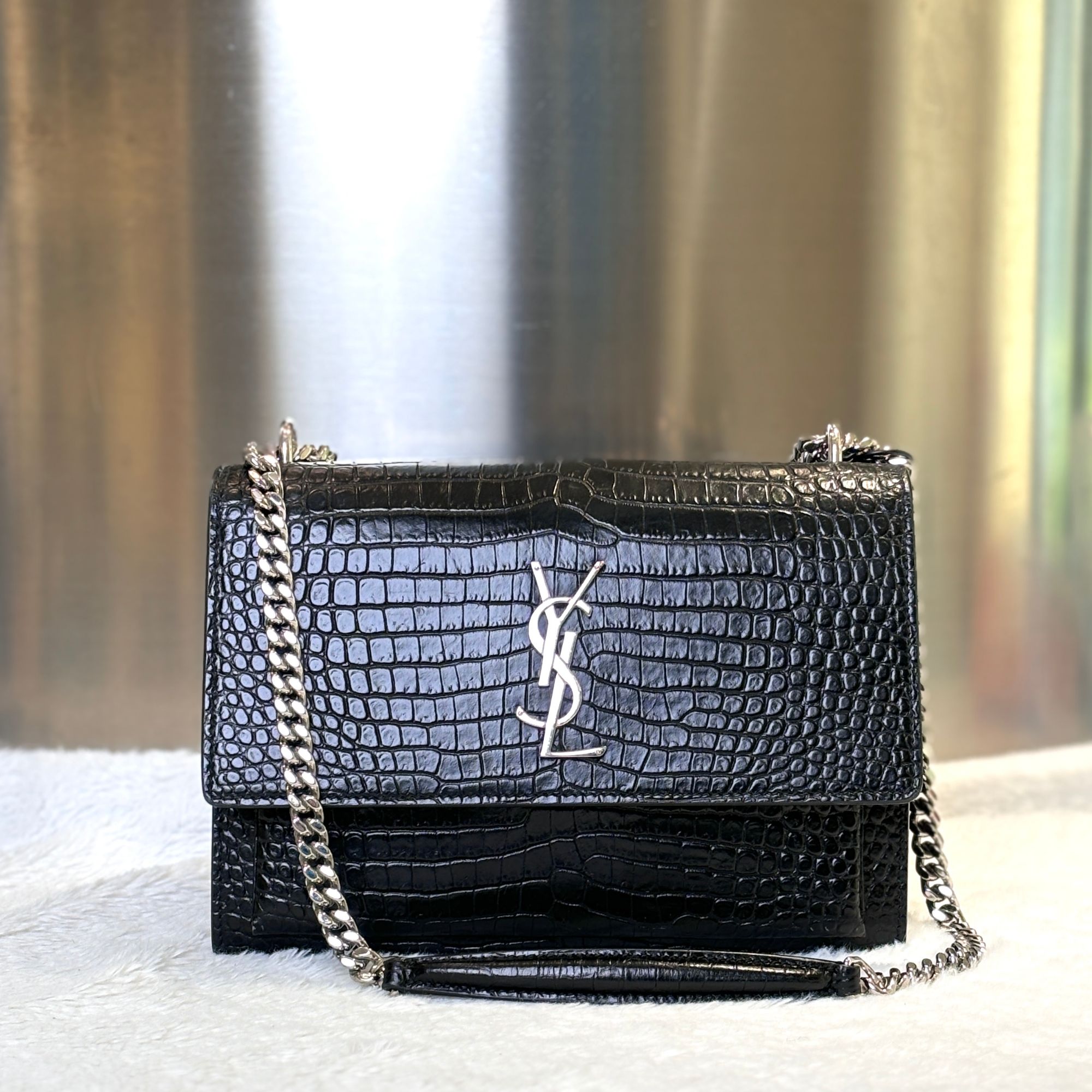 99新 YSL/圣罗兰 爱马98新YSL日落单肩包6992