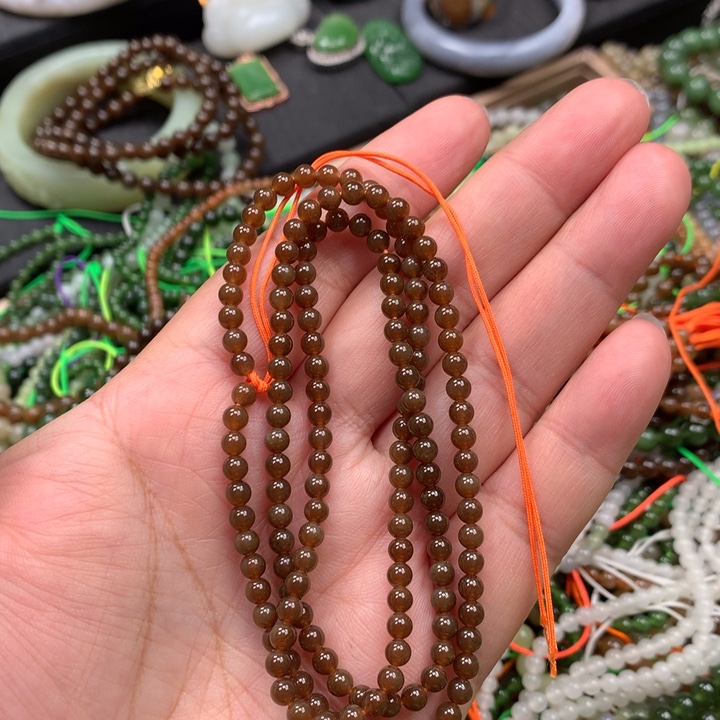 和田玉未镶嵌手链5