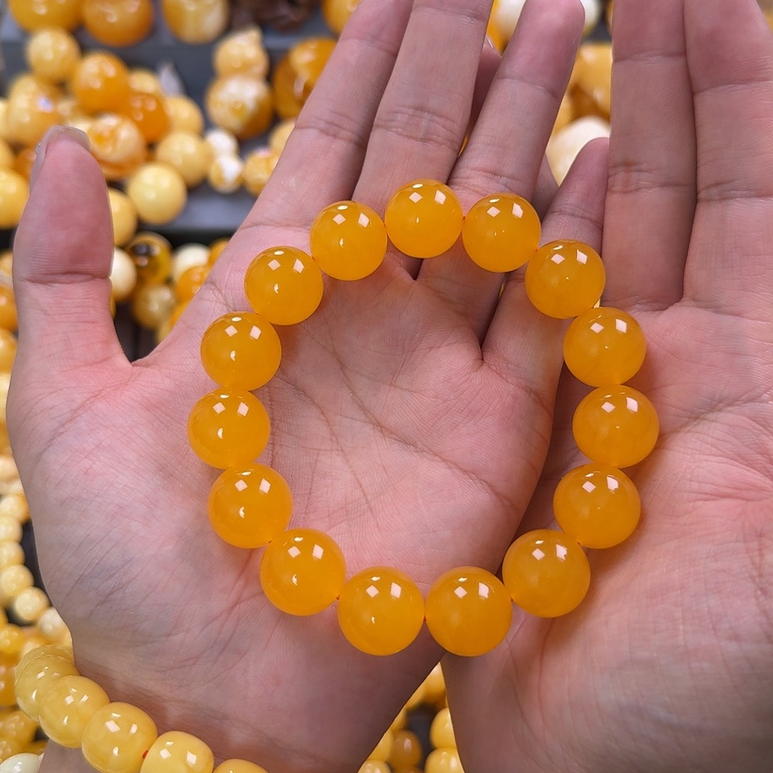 蜜蜡未镶嵌珠宝奇石同料16.5mm