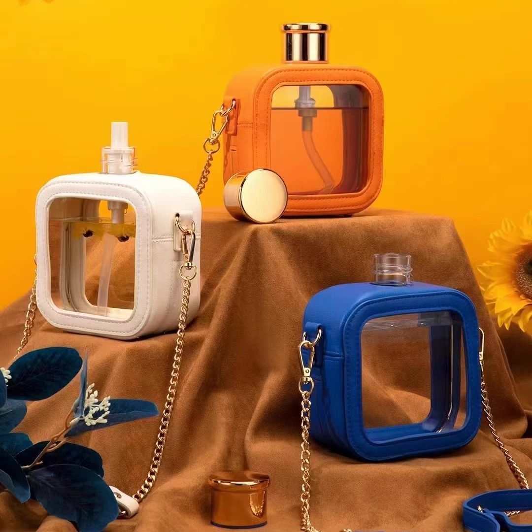 网红方形水杯高颜值儿童女生夏季可爱吸管大容量学生塑料便携健身