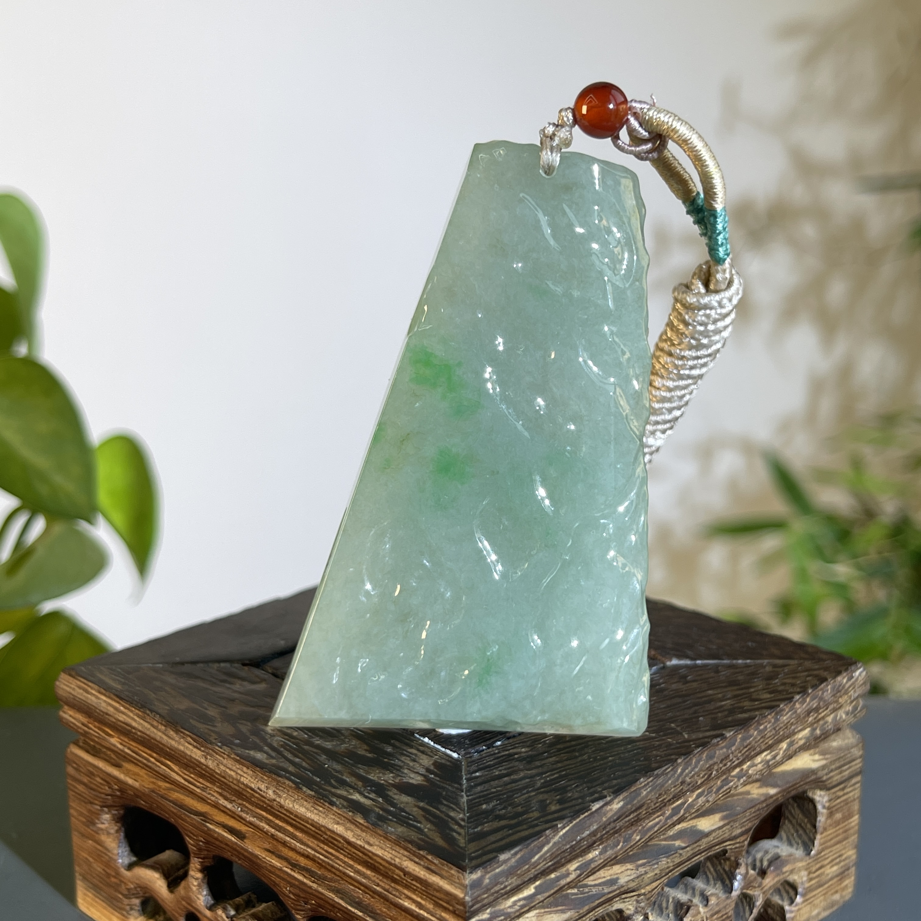 JTW09-70 精品天然翡翠A货原石吊坠