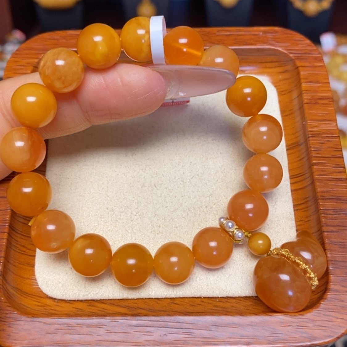 【闪购商品】未镶嵌蜜蜡手链手串