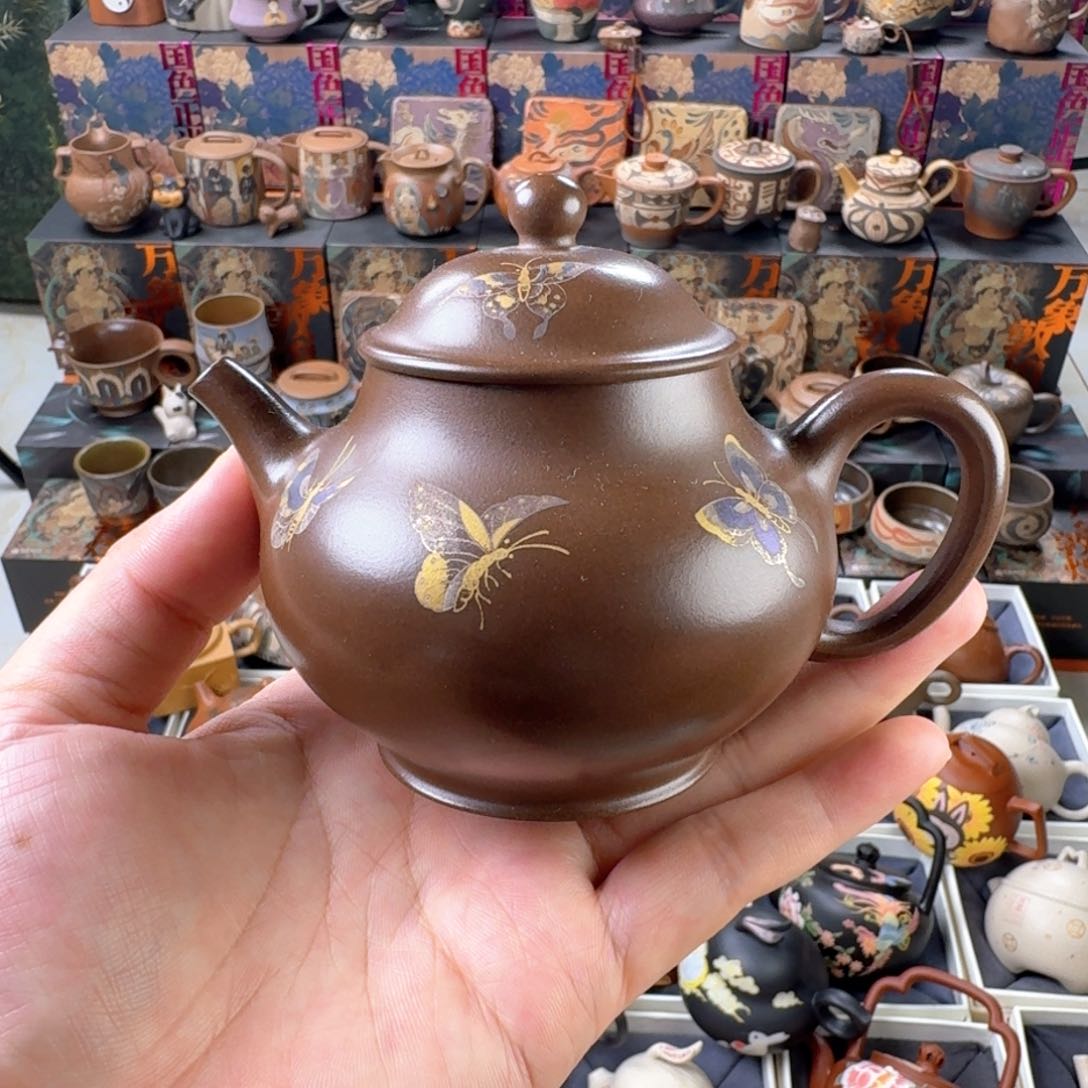 茶壶紫砂200cc 原矿精工半手