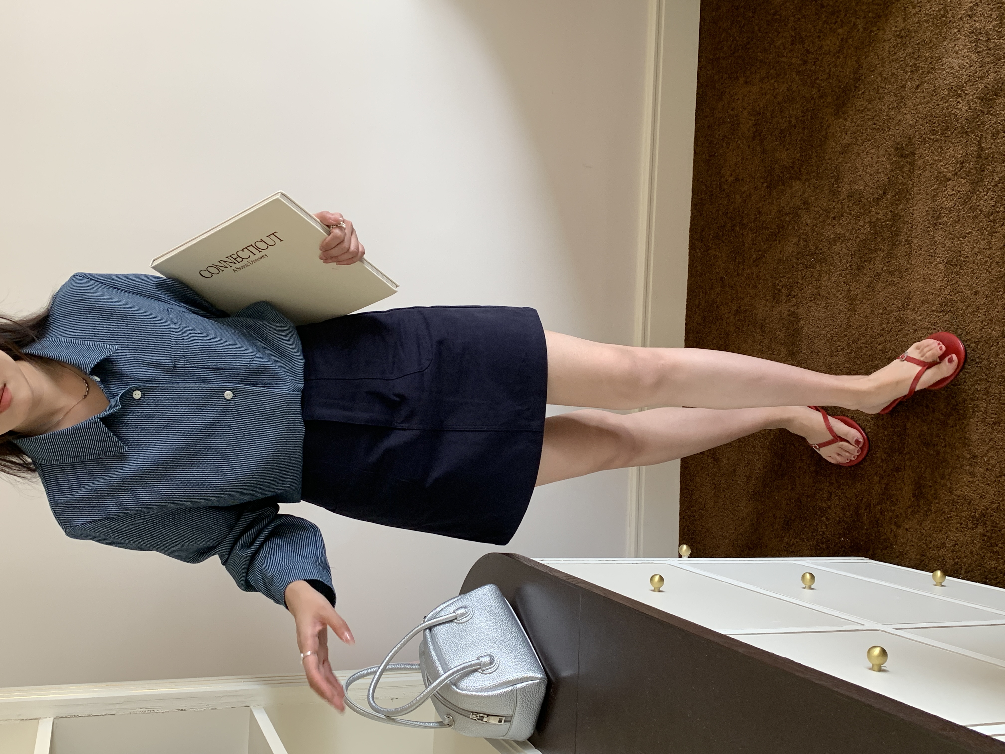 【BeautyKey】高腰直筒时尚夏季ins半身裙