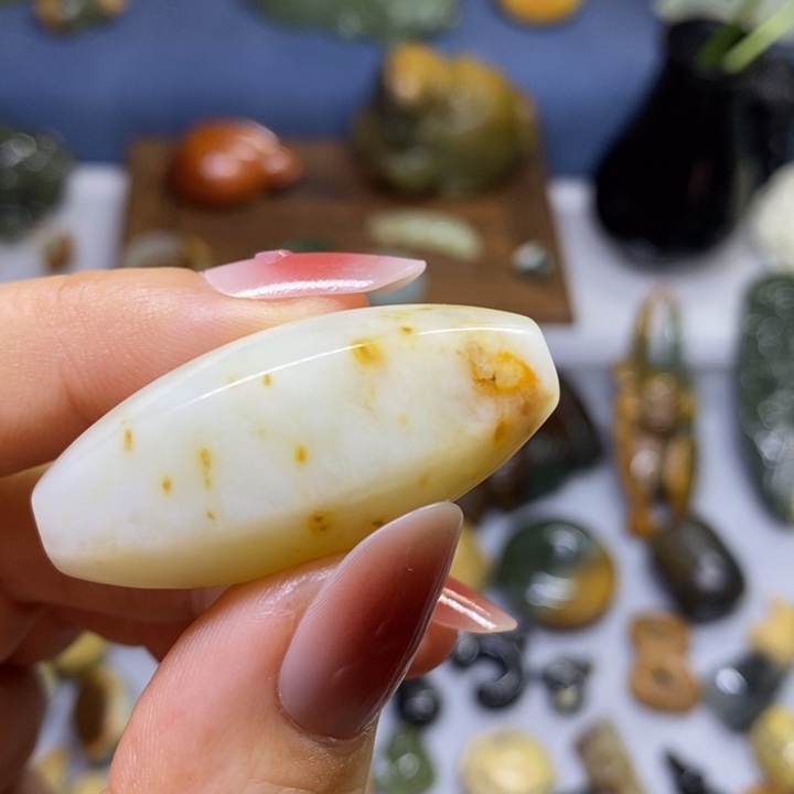 蛇纹石玉未镶嵌岫玉花玉