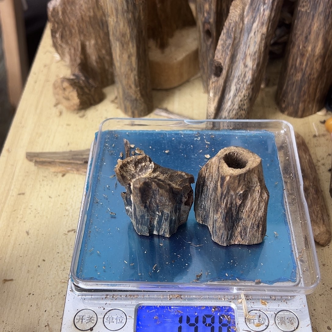 香料绿奇楠虫漏14克乌身