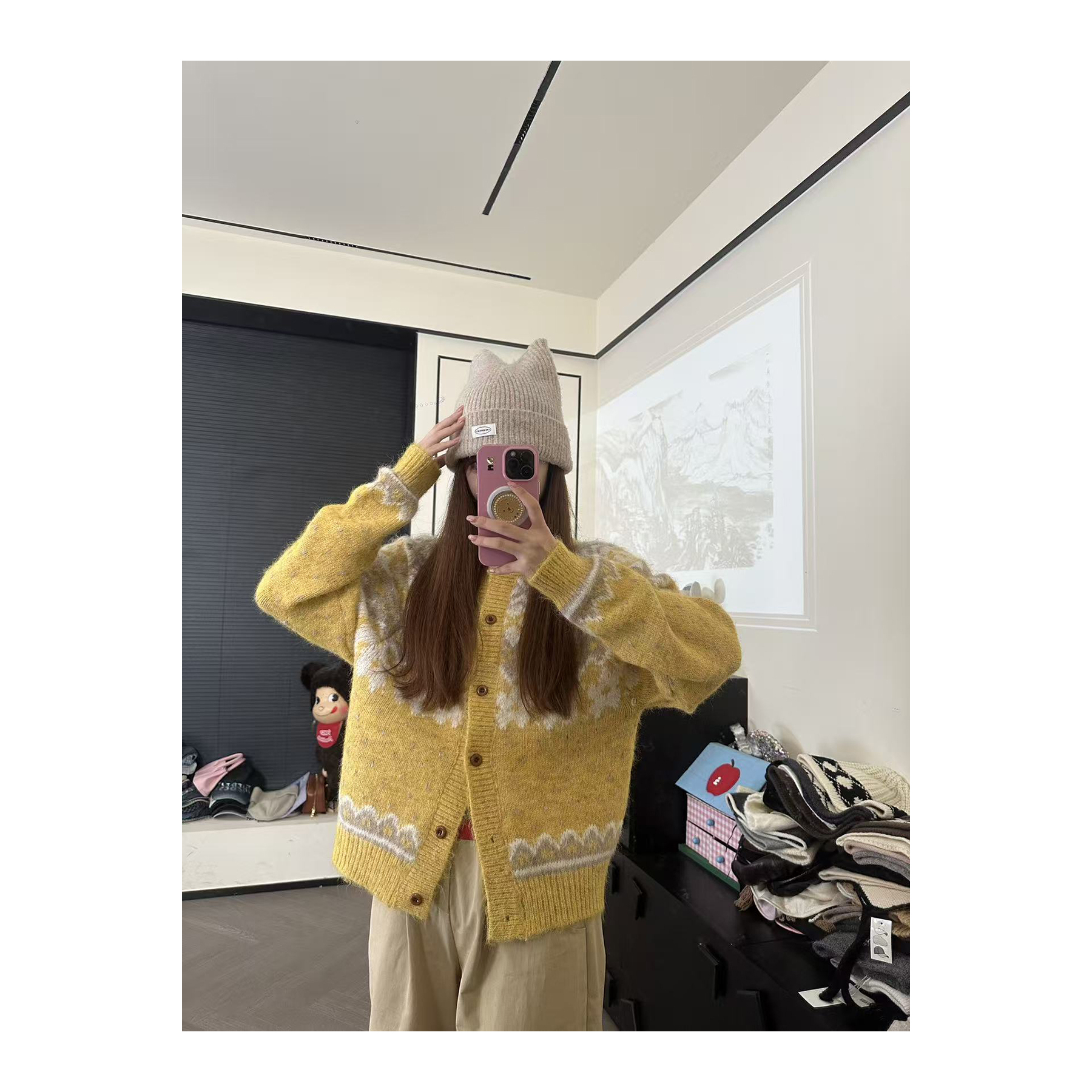 CHACHA【佛罗伦萨暖阳】休闲时尚百搭含羊毛毛衣