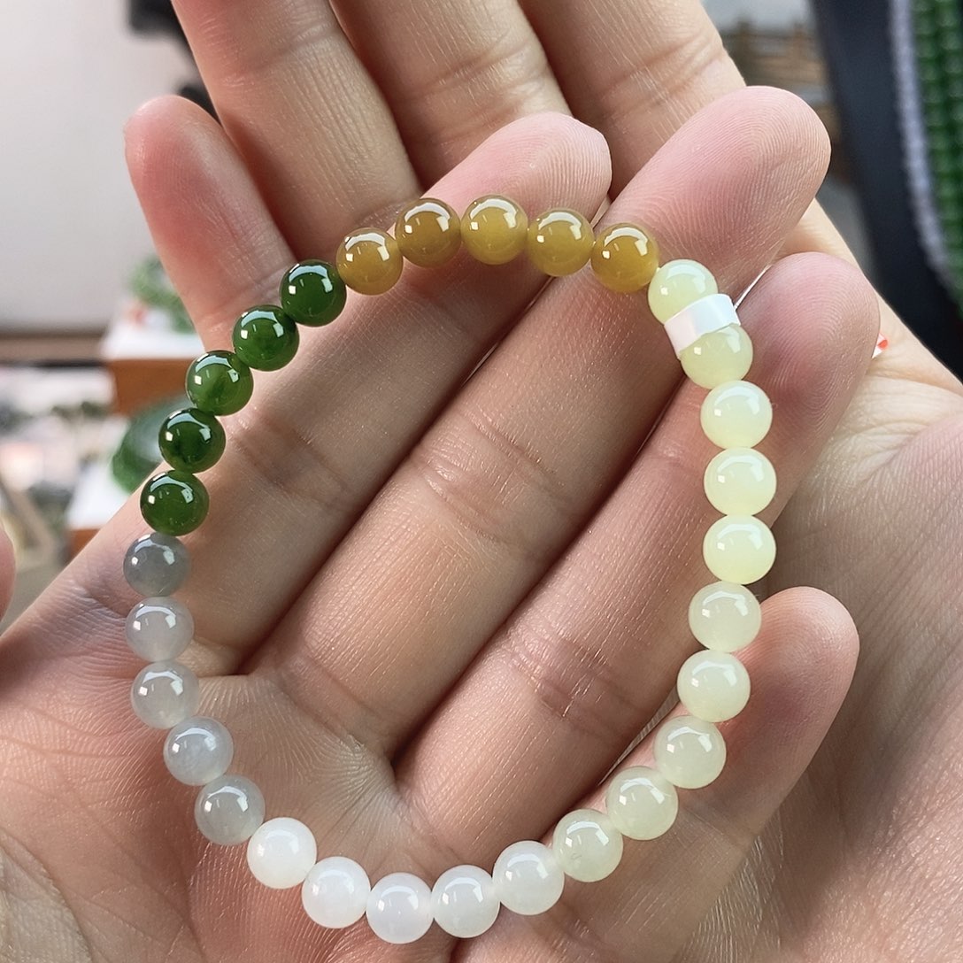 和田玉手串卡6未镶嵌