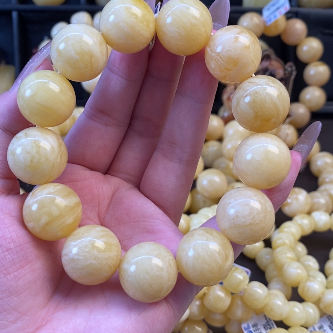 裸石琥珀未镶嵌浓蜡虎皮18