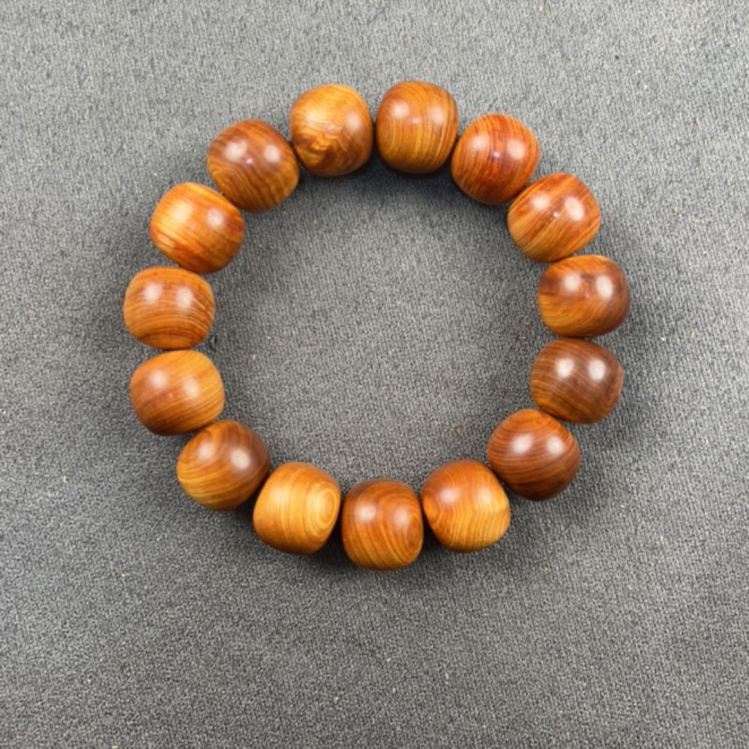 太行崖柏1.4*1.5尺寸精品玉化老型手串