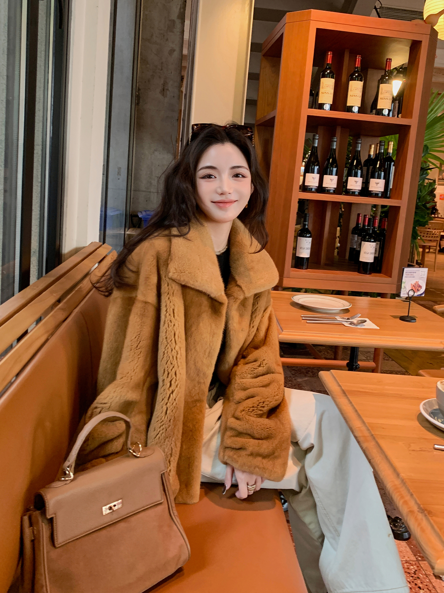 公主家 静奢时光 貂皮大衣女整貂方领年轻水貂皮草休闲短款外套冬