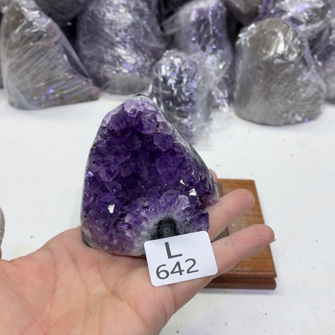 摆件水晶未镶嵌天然紫水晶