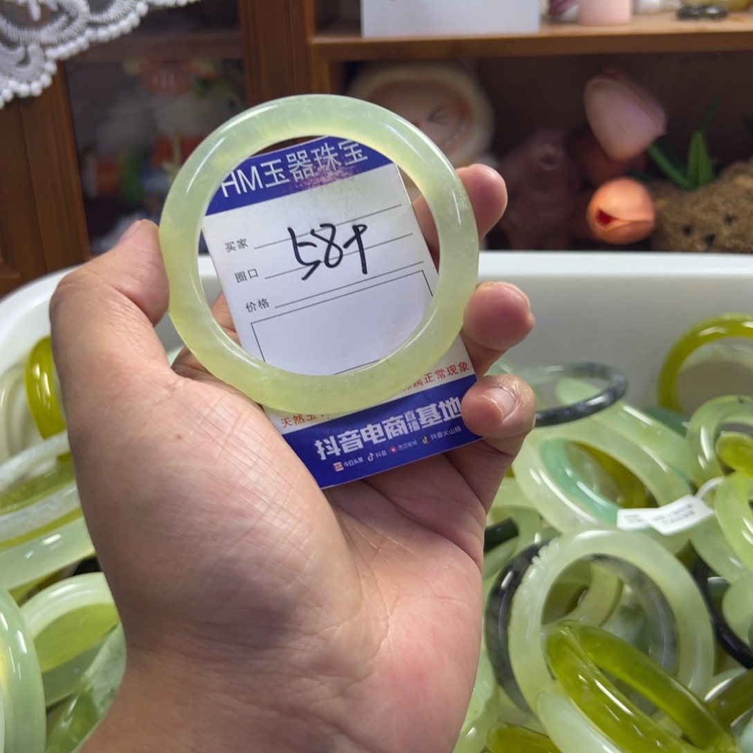 未镶嵌蛇纹石玉手镯464
