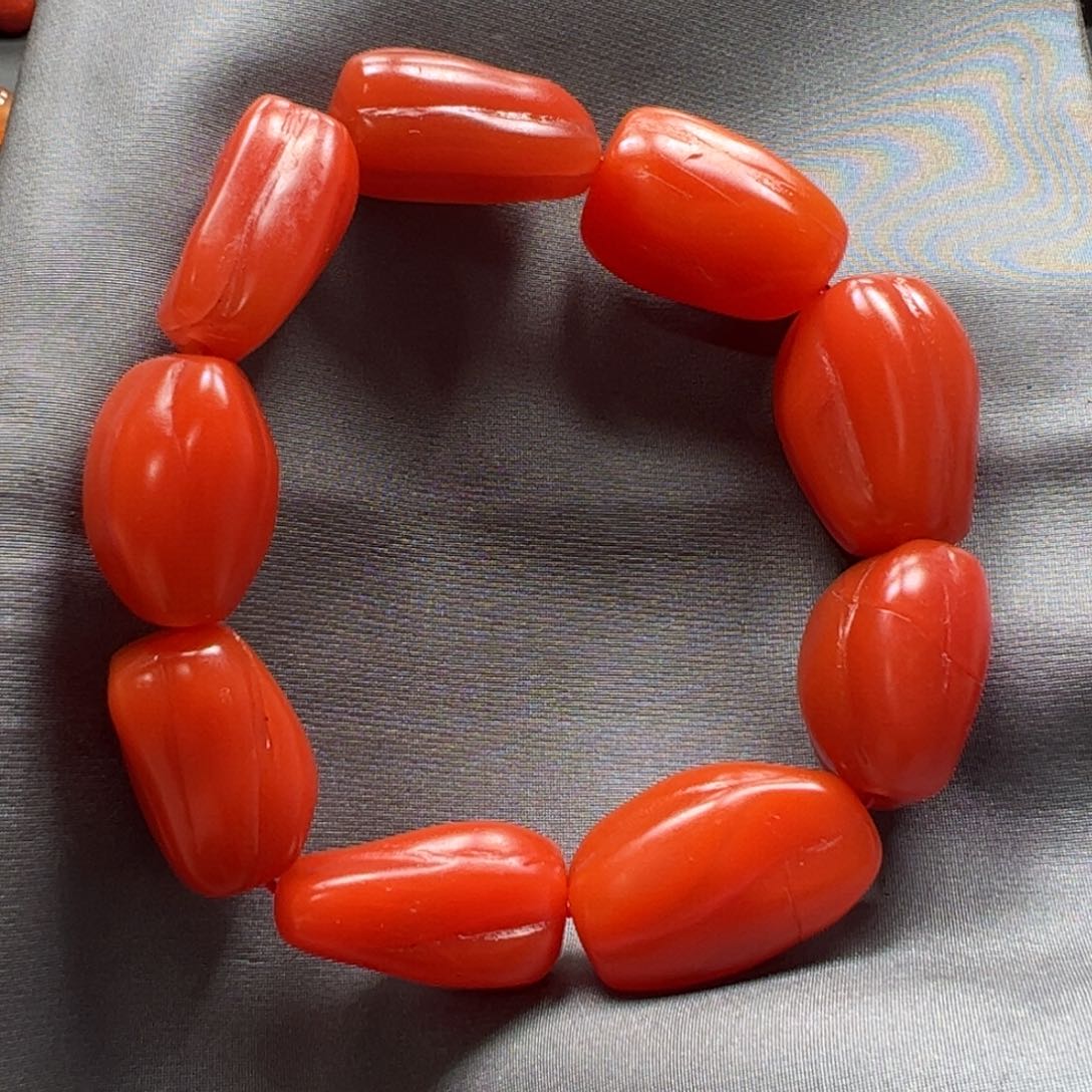 未镶嵌手串南红玛瑙