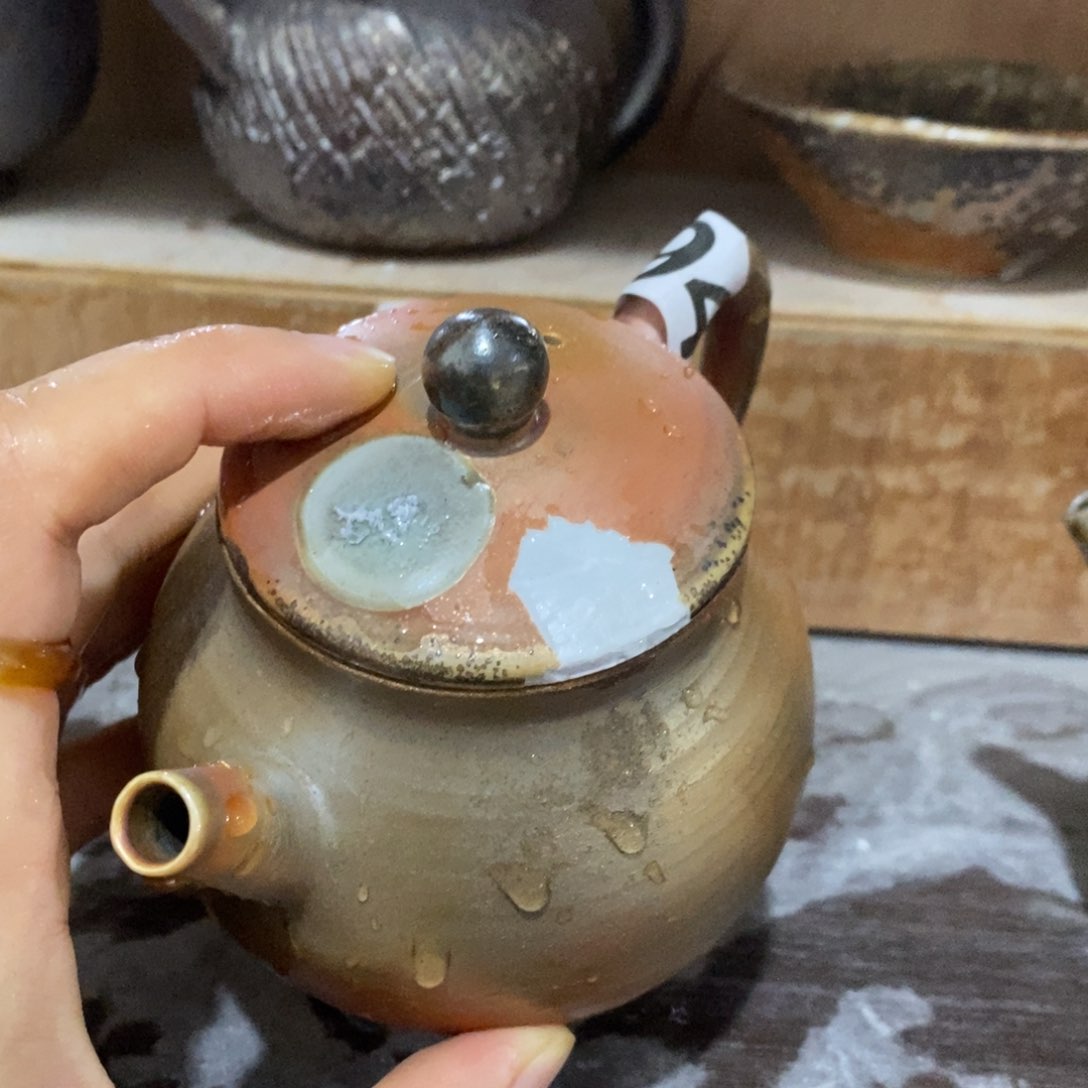 陶园柴烧，精品高货169瑕疵风化了