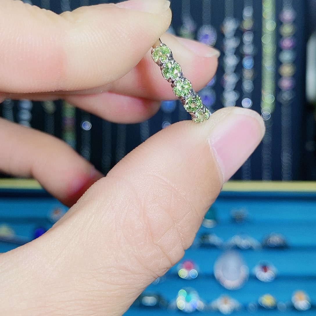 紫晶珠宝半成品银S925镶嵌