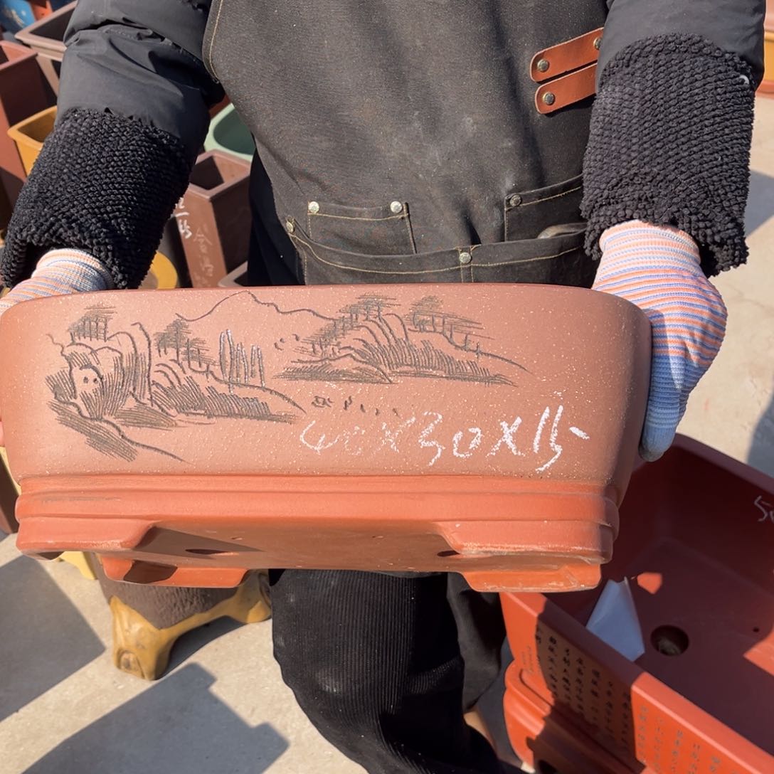 紫砂花盆盆景艺术