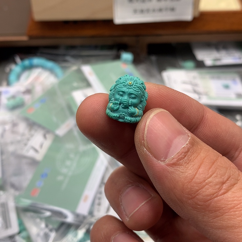 【闪购商品】绿松石颈饰未镶嵌14