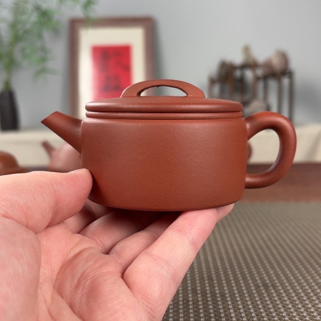 紫砂茶壶微瑕黄龙山原矿紫砂壶