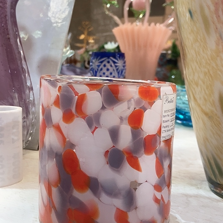 琉璃琉璃花瓶高12口12