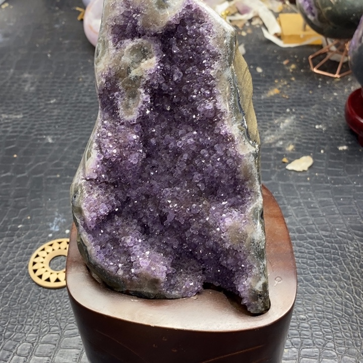 未镶嵌大型摆件（非配饰）紫晶