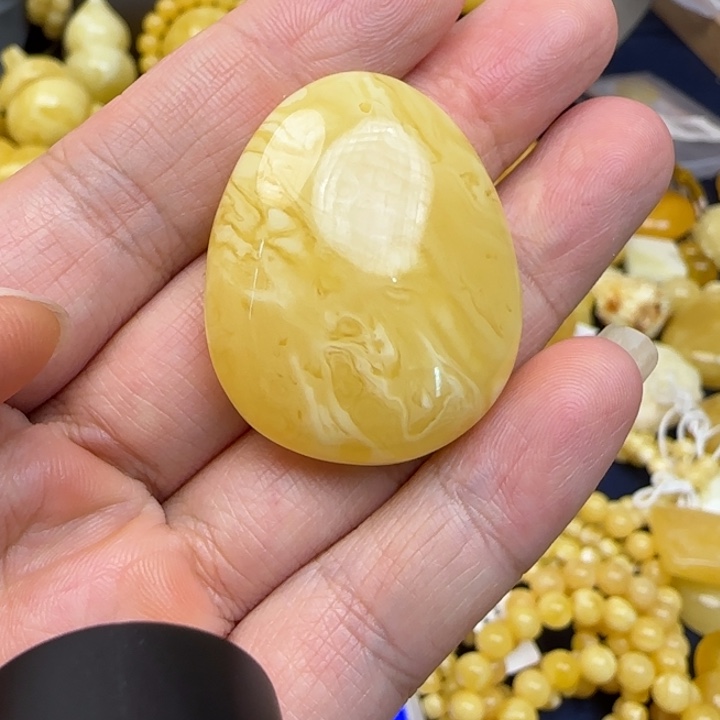 蜜蜡颈饰未镶嵌天然蜜蜡