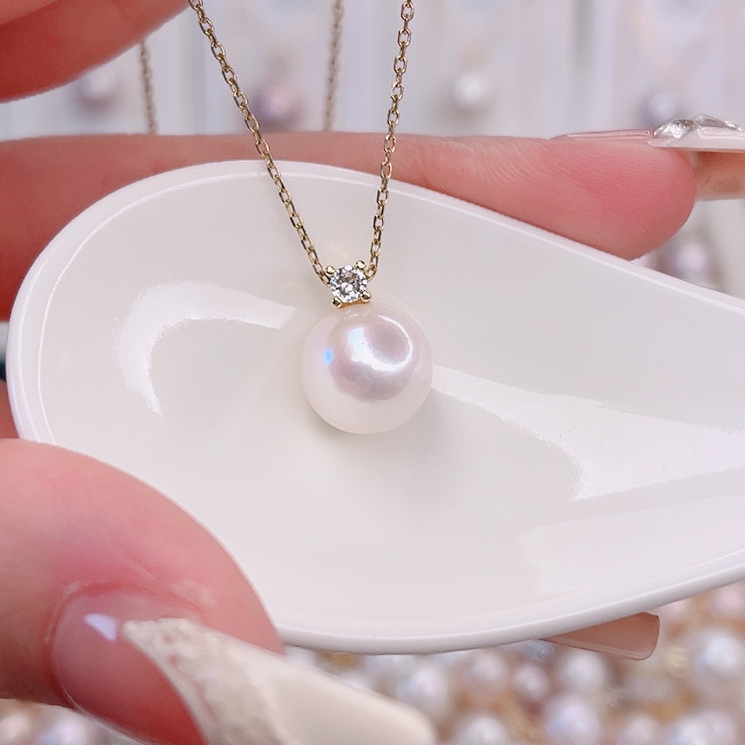 淡水珍珠未镶嵌吊坠(赠链)