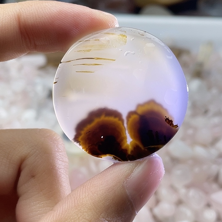 玛瑙/玉髓合金颈饰