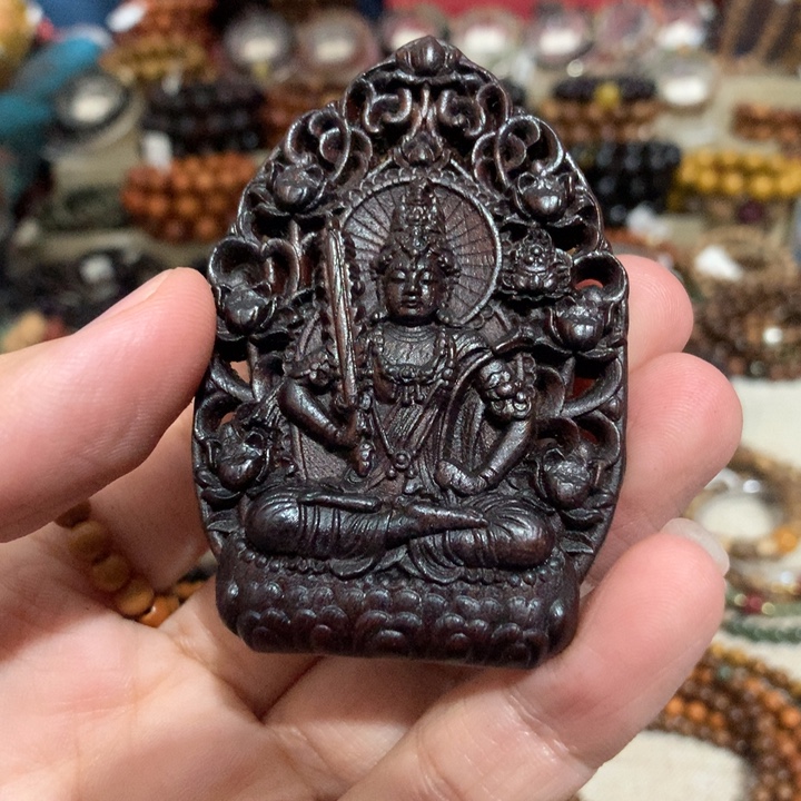 A***顺吊坠小叶紫檀守护神