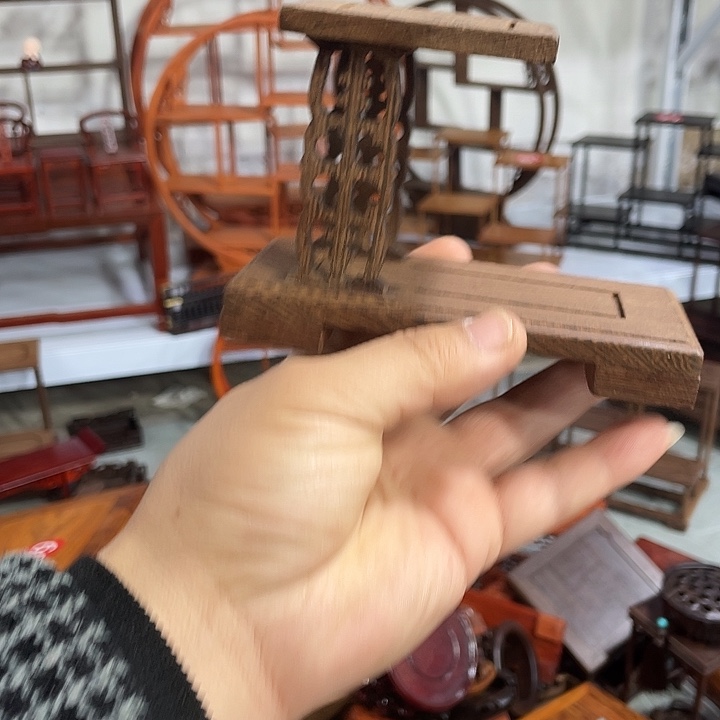 香榧木红木底座工艺品