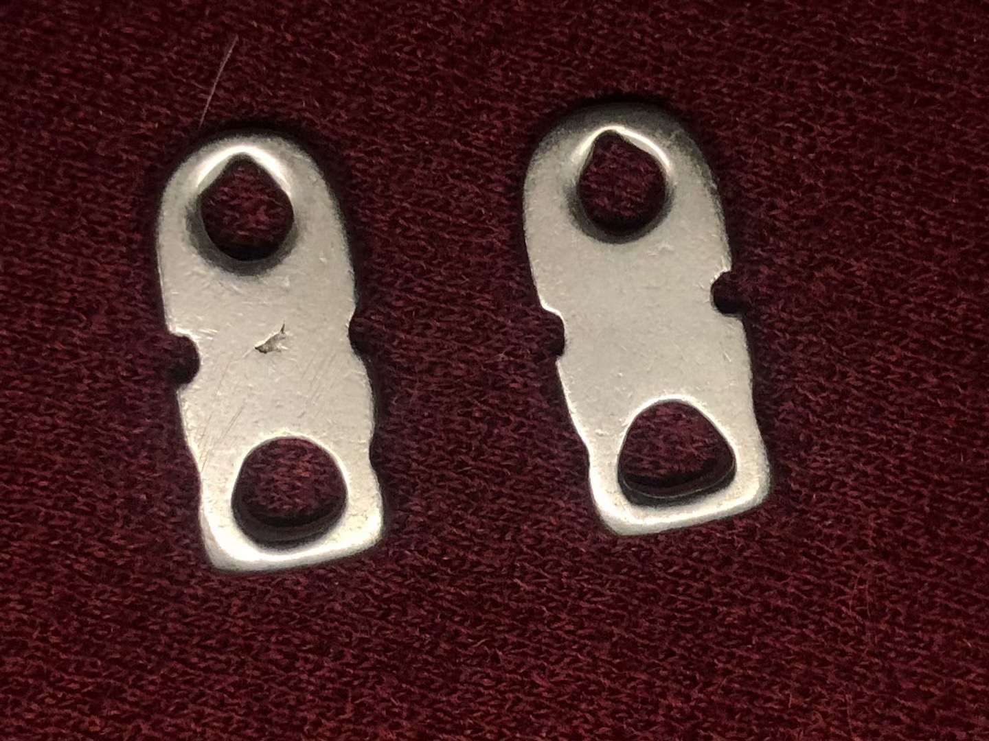 非金属铅玻璃吊坠 纯银八字怀老老的